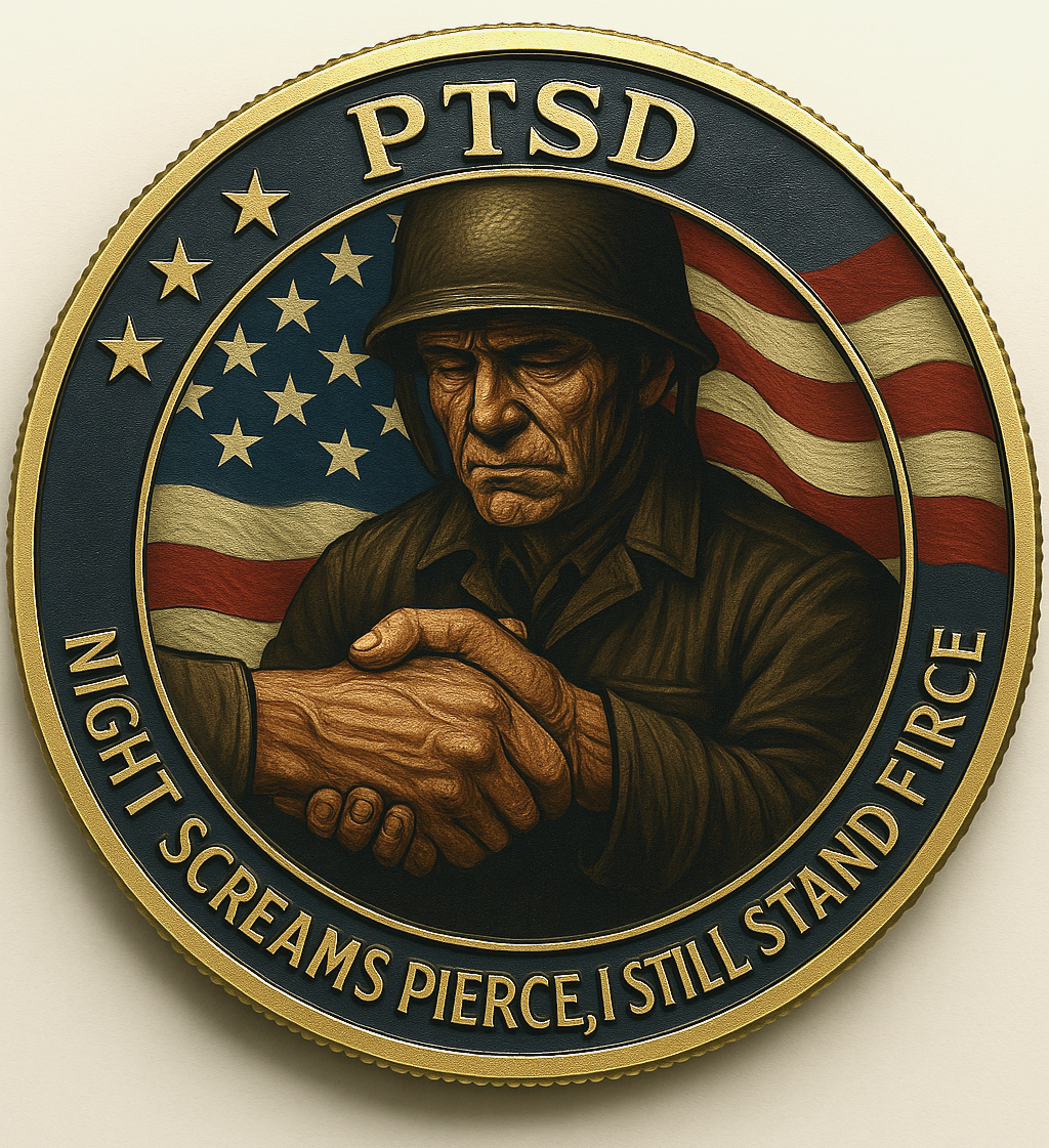 🎖️PTSD Awareness Commemorative Coin: Honoring Veterans’ Resilience