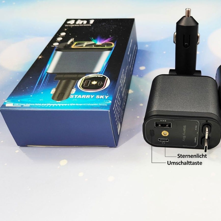 🔥Heißer Verkauf 49% Rabatt🔥120W 4-in-1-Autotelefon ladegerät