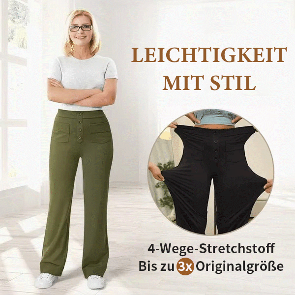 🔥Heißer Verkauf - 50% Rabatt🔥Lässige Stretch-Hose mit hoher Taille für Frauen