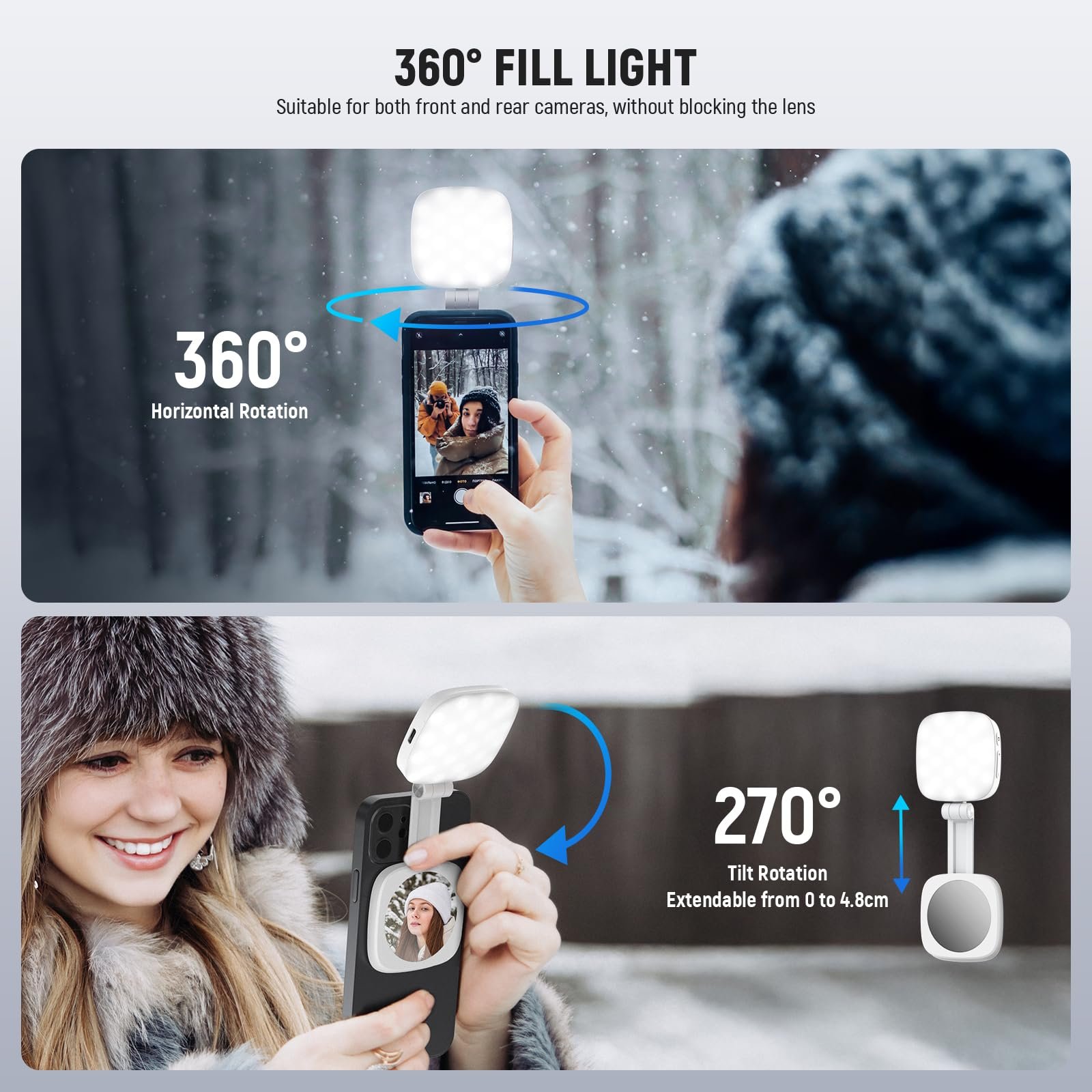 💥LAST DAY SALE 50% OFF📸Magnetic Selfie Light⚡BUY 2 FREE SHIPPING