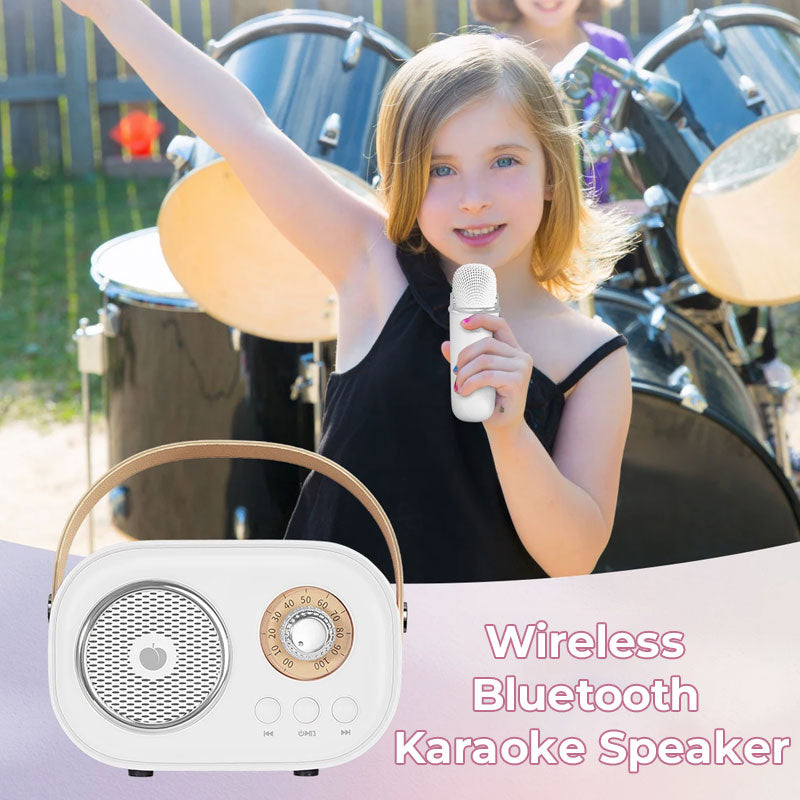 🎤Mini Karaoke Machine Portable Bluetooth Speaker(Buy 2 Get 10% Off && Free Shipping🚚)