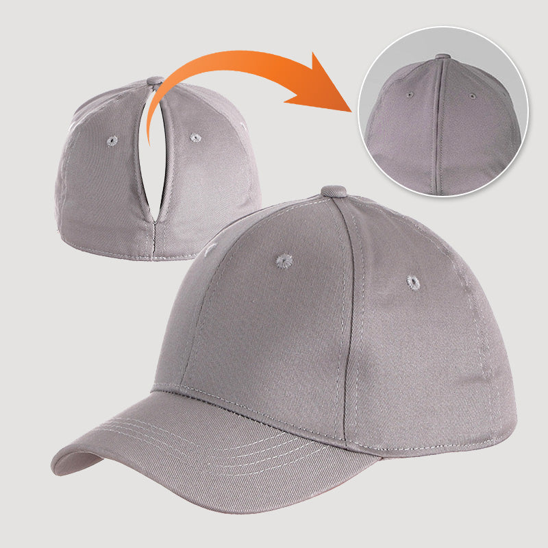 TikTok Last Day Promotion -70% OFF🎉Ponytail Baseball Cap with Magnetic Closure -🧢A baseball cap designed for ponytails