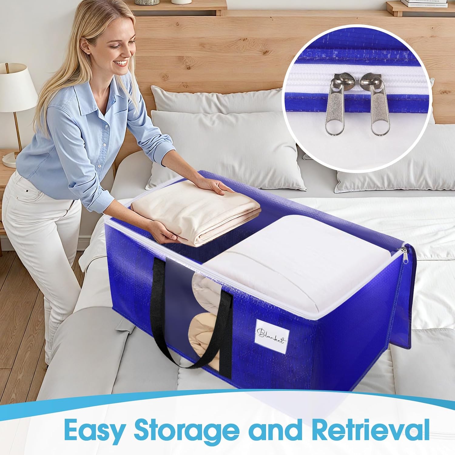 💥LAST DAY SALE 50% OFF💥24 Gallon Extra Large Heavy Duty Foldable Moving Bags⚡BUY 6 GET 3 FREE