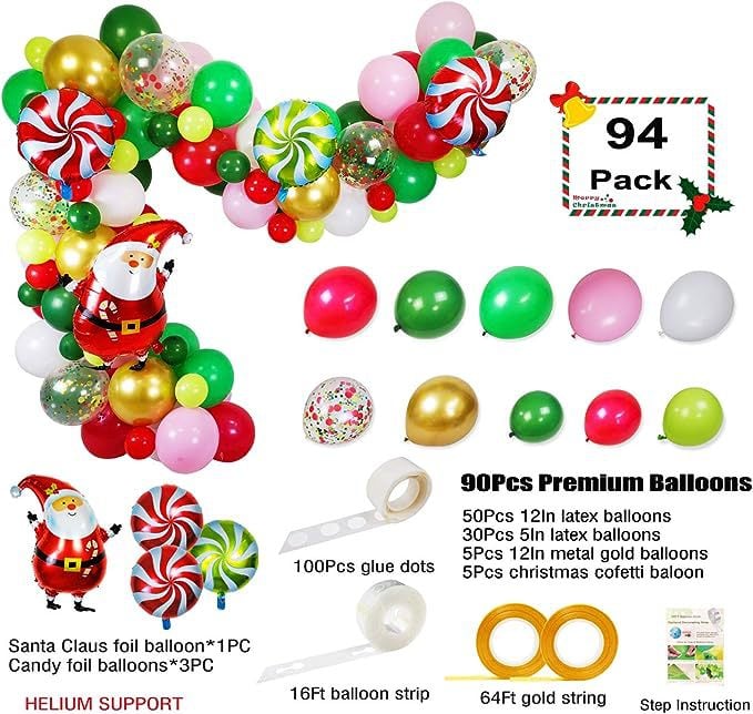 🎅Christmas Promotion 48% OFF-🎁- Christmas Balloon Garland Arch Kit