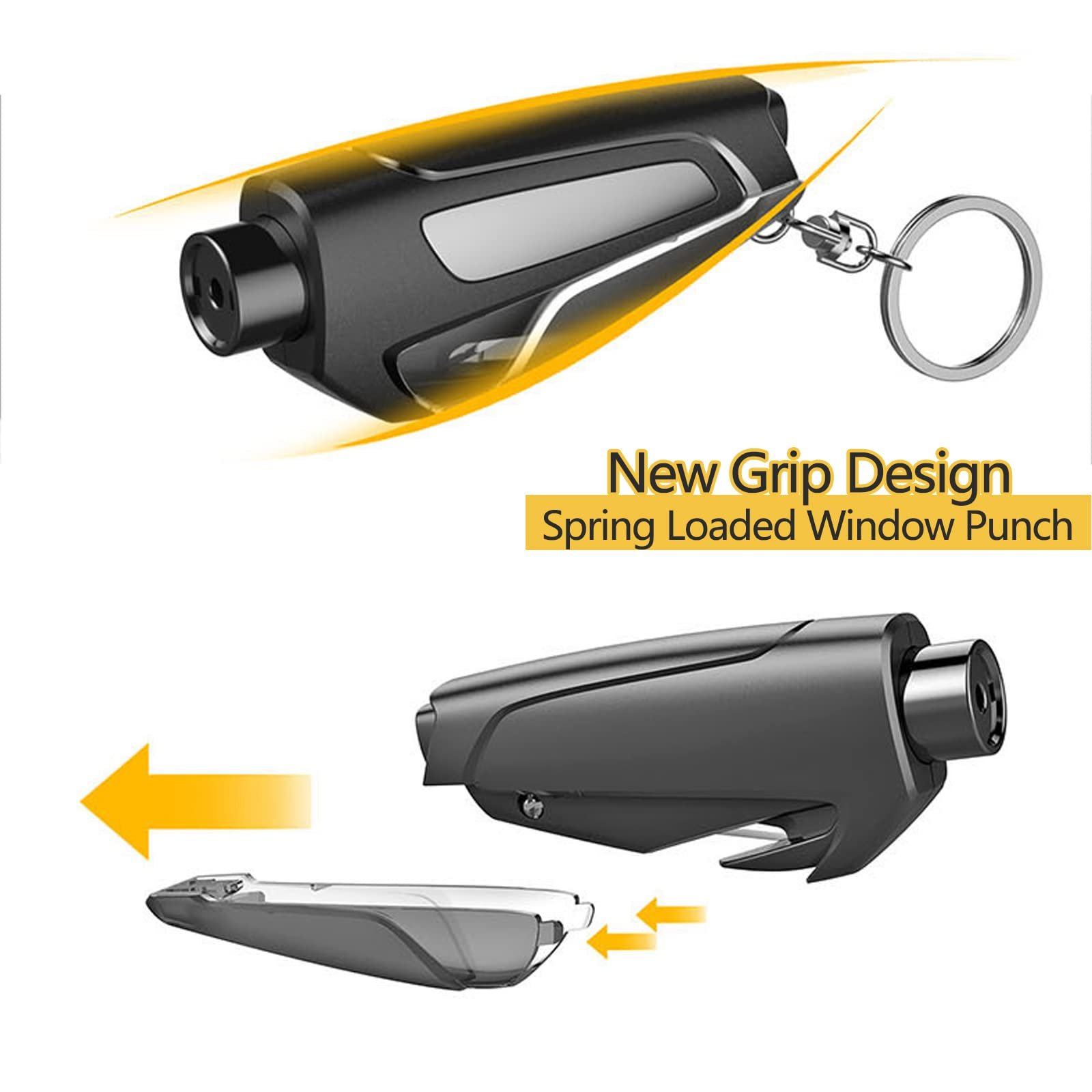 🔥Last Day Promotion 49% OFF-2-in-1 Emergency Window Breaker & Seatbelt Cutter