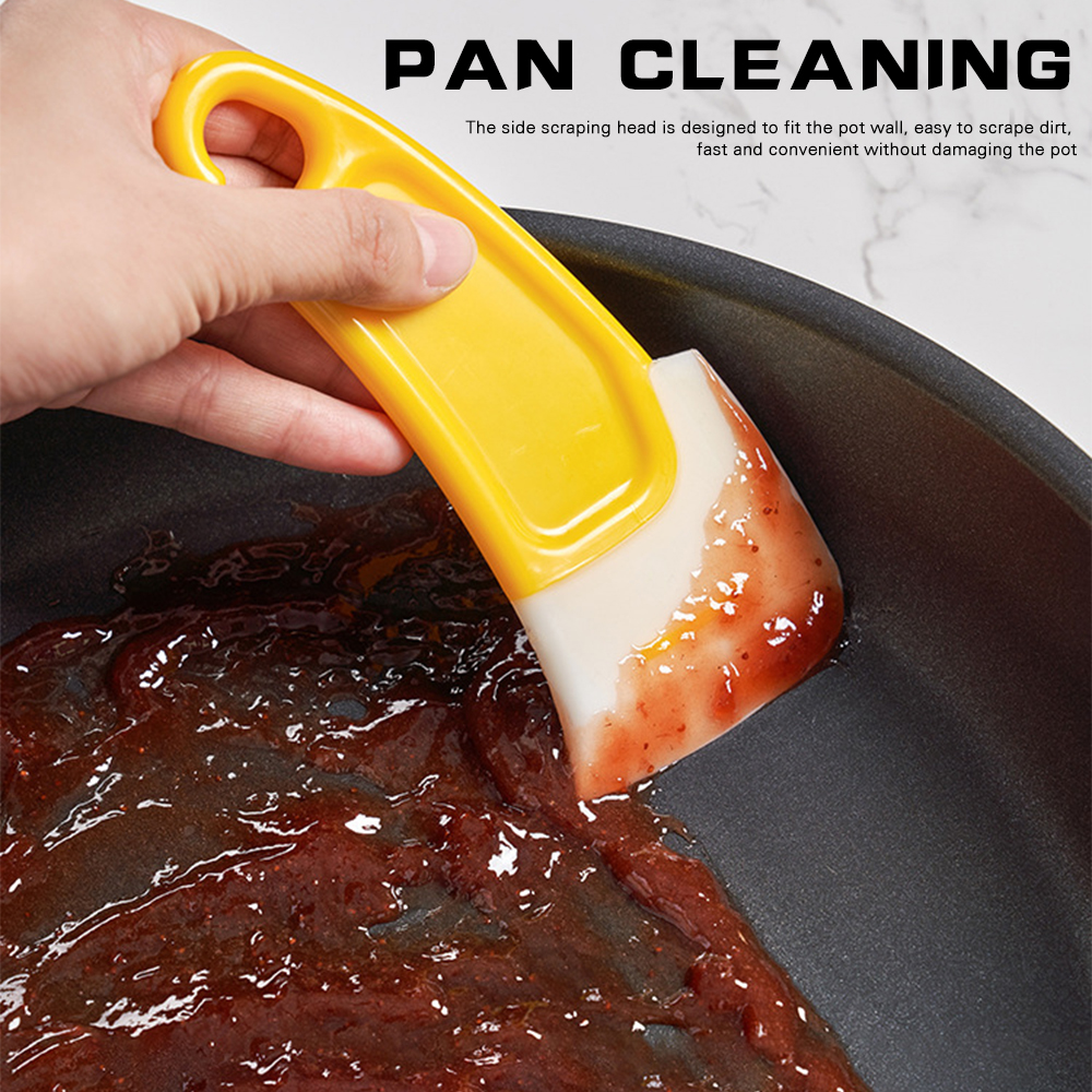 (🌲Hot Sale- SAVE 48% OFF) Kitchen Silicone Dish Scraper, BUY 5 GET 5 FREE & FREE SHIPPING