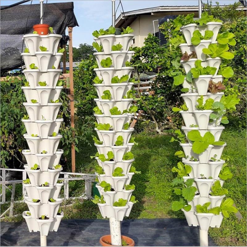 Stand Stacking Planting Pots, Buy 4 Free Shipping & Get Extra 20% OFF NOW!