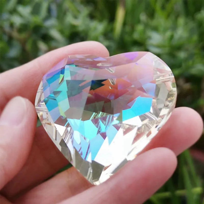 🔥(Early Mother's Day Sale - 50% OFF) Hanging Heart Suncatcher Prism Crafts - The Best Gifts