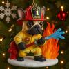 Brave Paws Firefighter Ornament Collection 2025