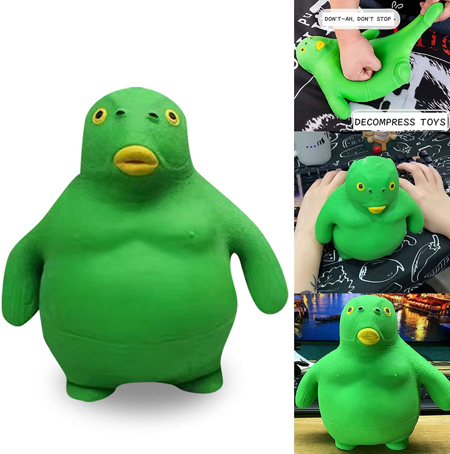 Mother's Day Limited Time Sale 70% OFF💓Relieve Anti-Anxiety Stress Reduction Green Head Fish Toys