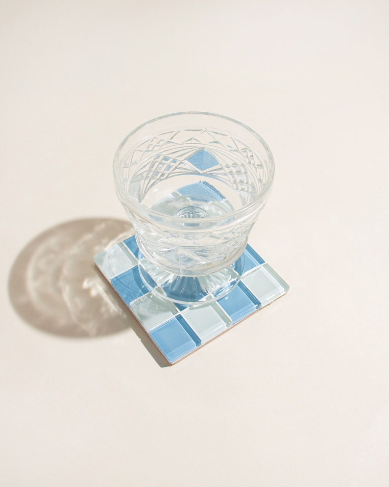 Glass Tile Coaster | Handmade Drink Coaster, Buy 3 Get 1 Free