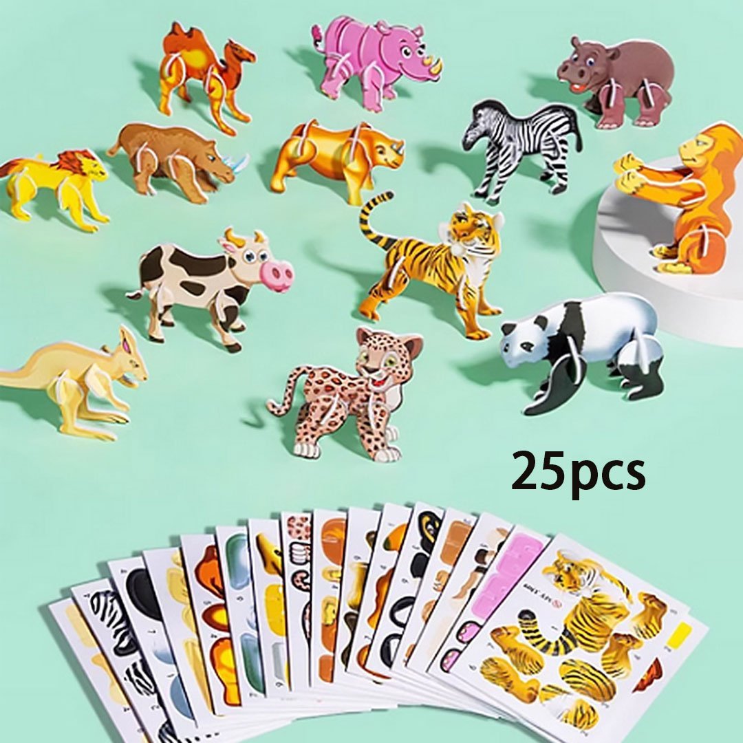 🔥Last Day 50% OFF- Educational 3D Cartoon Puzzle