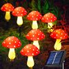 🔥Last Day 50% OFF - Rainproof mushroom solar lamp: garden decoration
