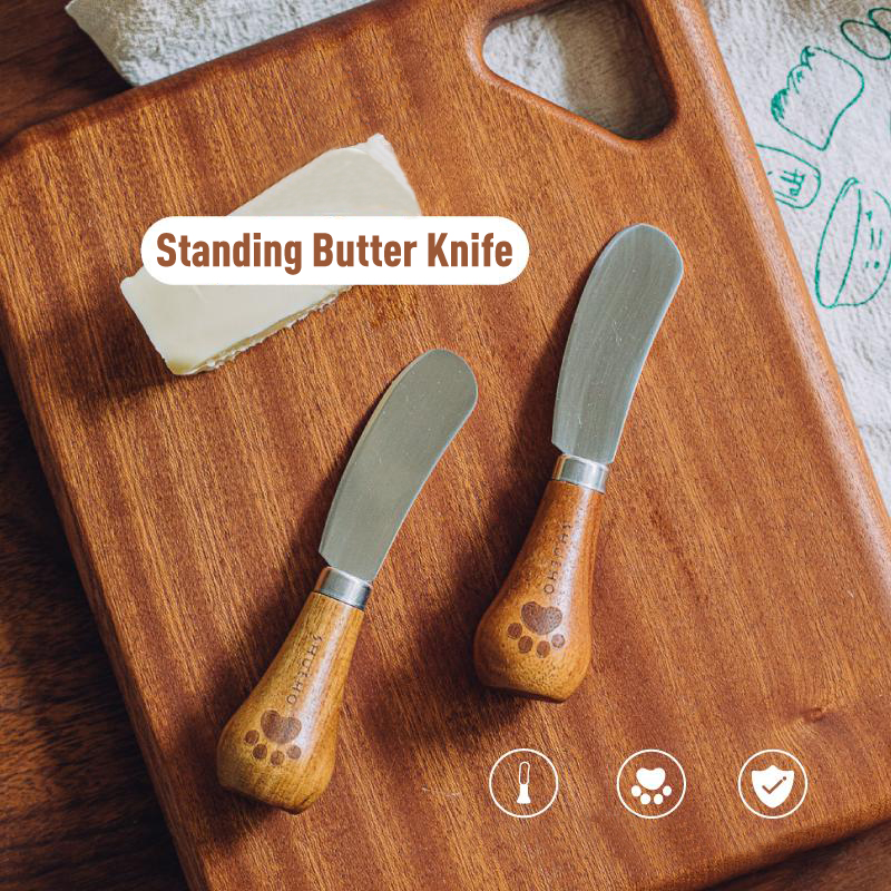 (🌲Early Christmas Sale- 49% OFF)Cute Standing Butter Knife(buy 3 get 2 free now)