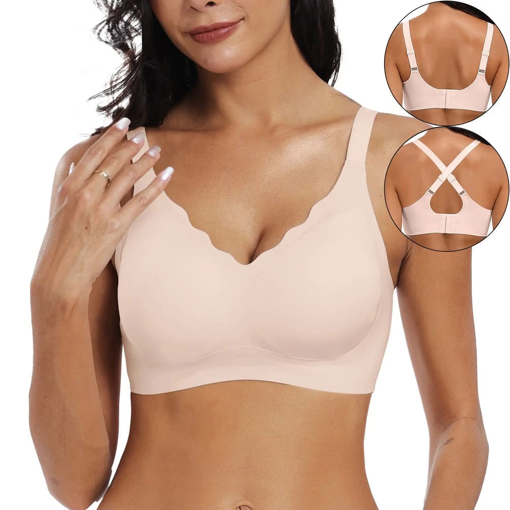 💥LAST DAY SALE 50% OFF💥Seamless Scalloped Push-Up Bra