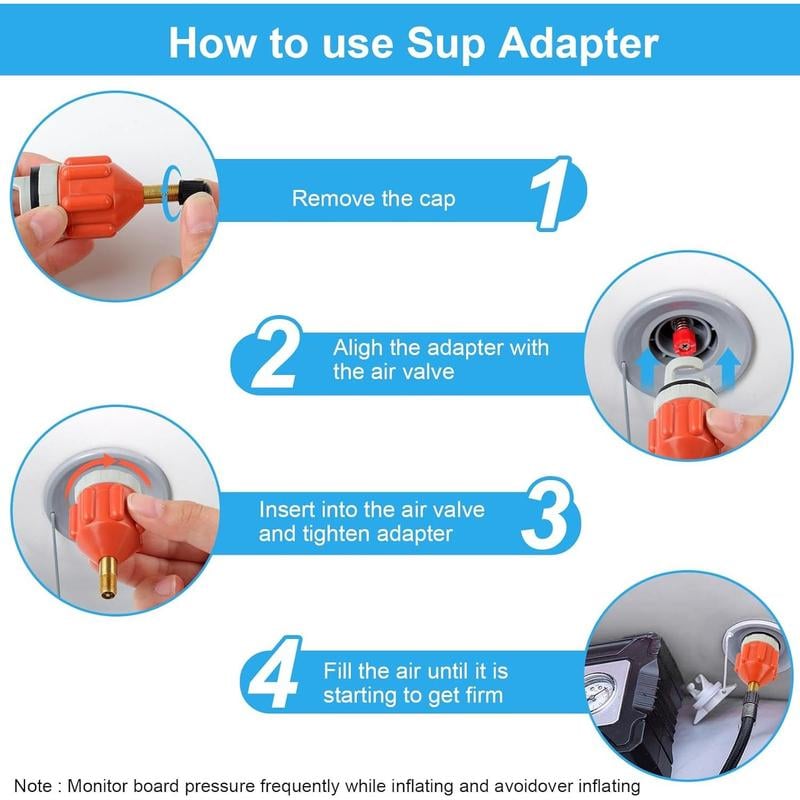 🔥Letzter Tag Verkauf 49% 🔥2 Stück Stand Up Paddle Board Pumpenadapter