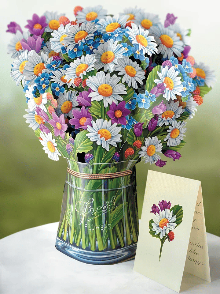 🎁Mother's Day Gift SAVE 50% OFF💐Pop Up Flower Bouquet Greeting Card(Buy 3 Free Shipping)
