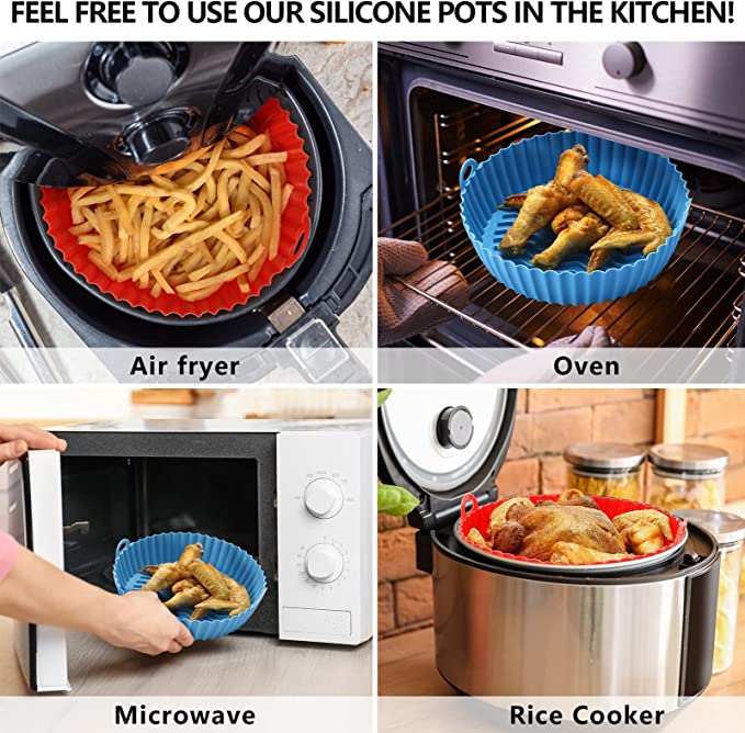 🌲Early Christmas Sale 50% OFF 🎅Reusable Air Fryer Silicone Baking Tray