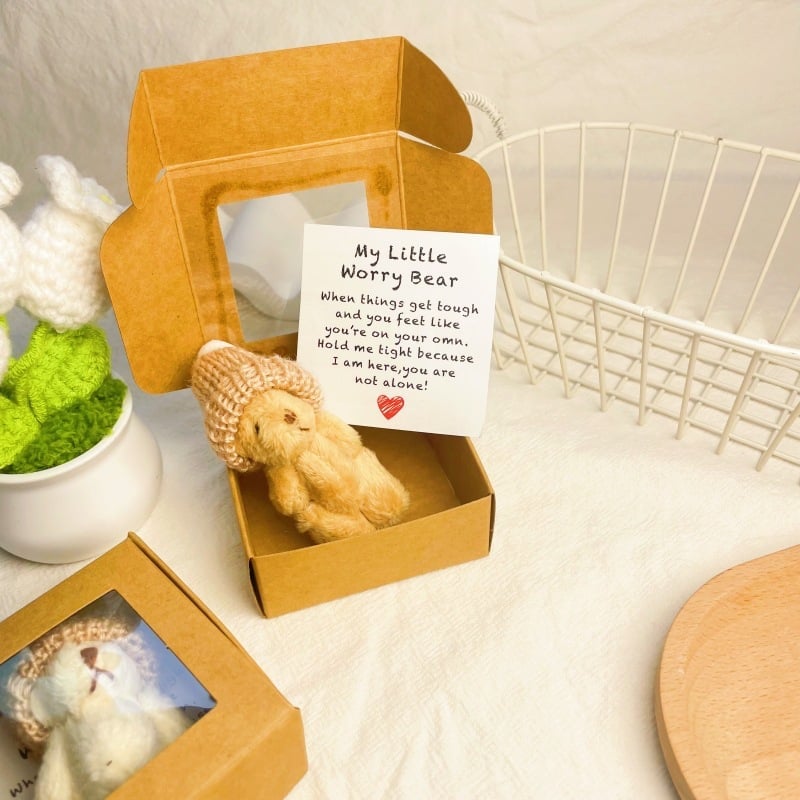 ⏰LAST DAY SALE 50% OFF🎁Handmade Mini Plush Teddy Bear in Box