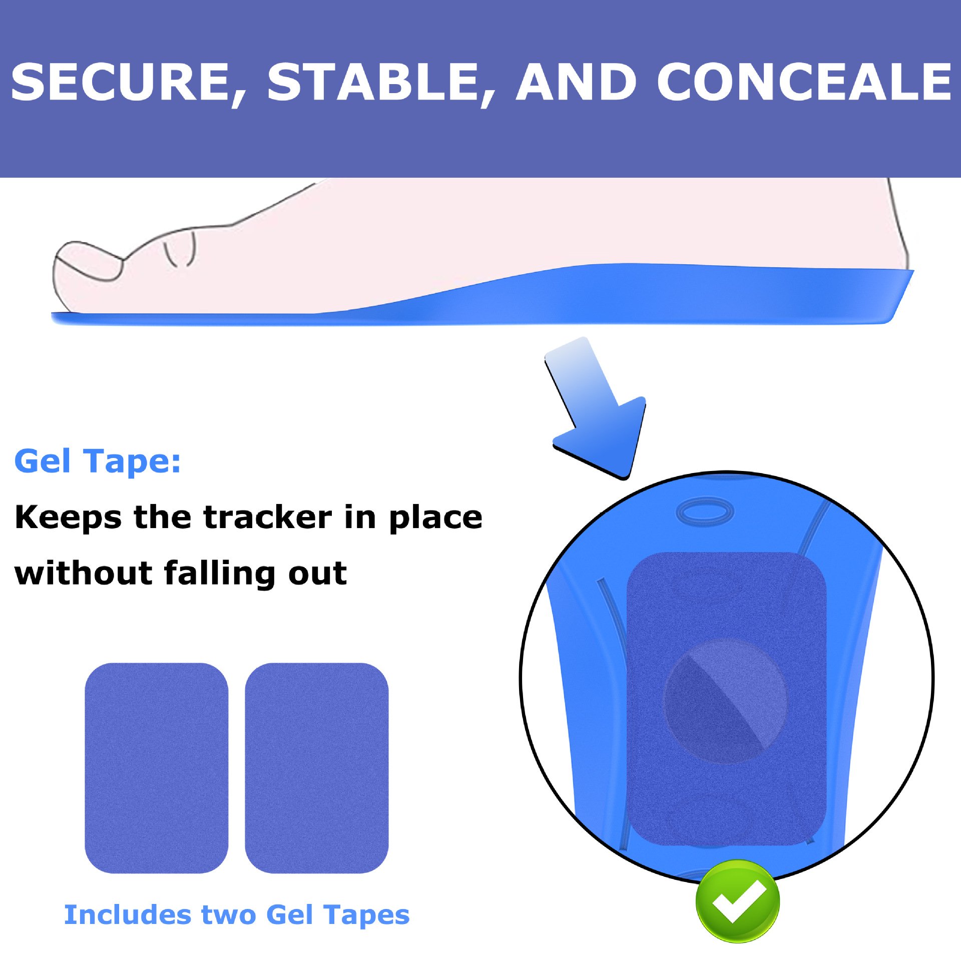 🔥Last Day Sale - 70% OFF💥Airtag Insoles for Safety™