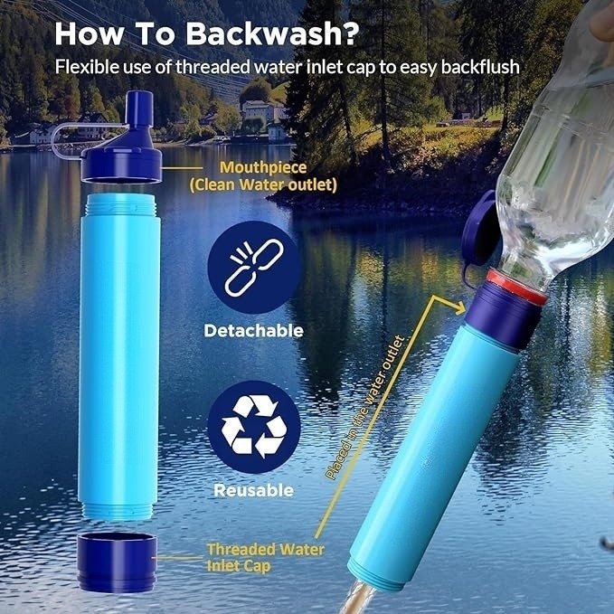 🔥Last Day Promotion - 70% OFF🔥Personal Straw Water Filter，BUY 2 FREE SHIPPING