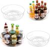 4 Pack Lazy Susan Organizer for Cabinet, Upgraded 11.5