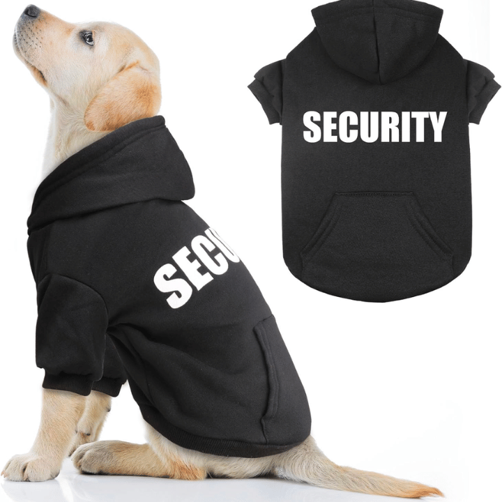 🔥Last day 50% OFF🔥Winter Security Dog Hoodie with Leash Hole for Large & Small Dogs