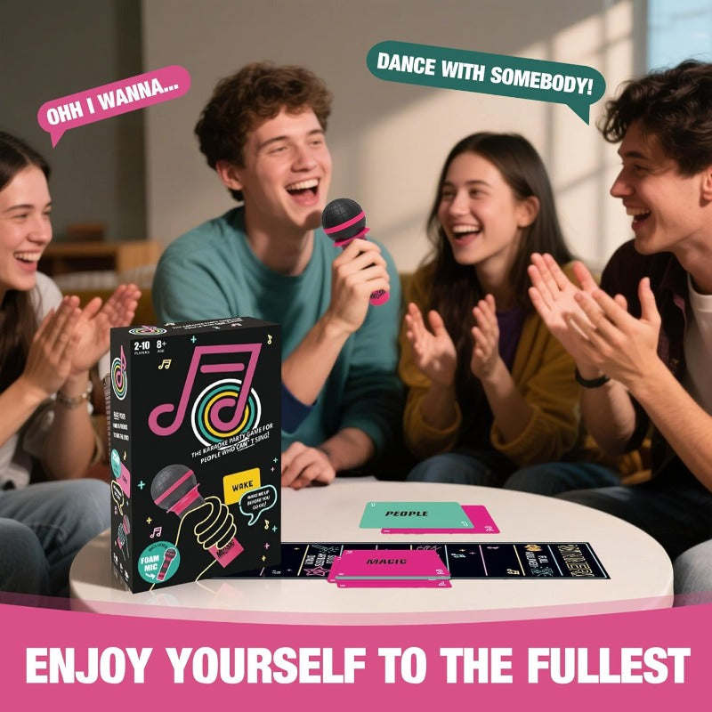 🔥Last Day Promotion 70% OFF🔥Ultimate Karaoke Lyric Challenge Party Game⚡️Buy 2 Free Shipping
