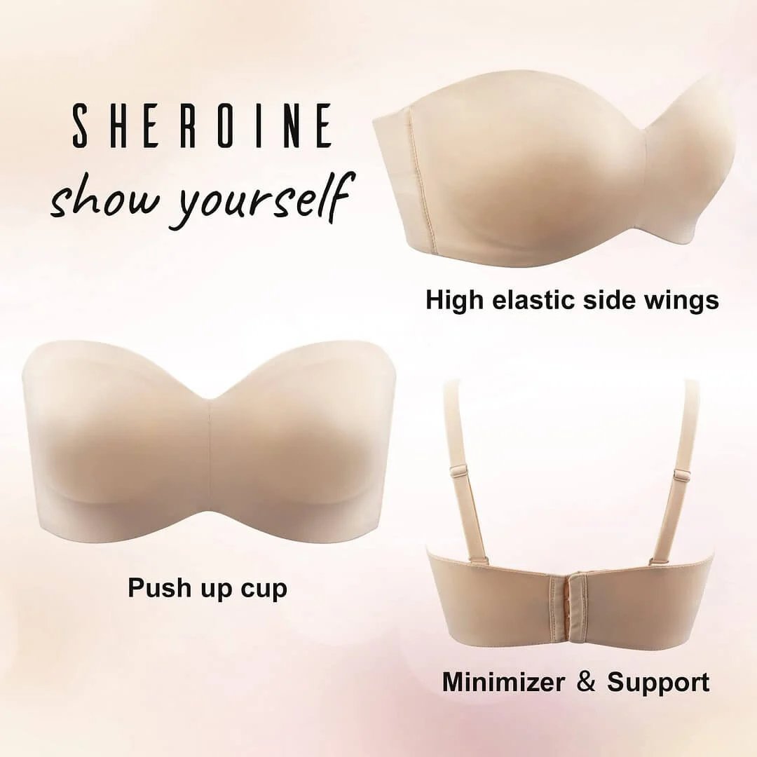 (🔥PLUS SIZE Promotion) Detachable - Strap Bandeau Bra