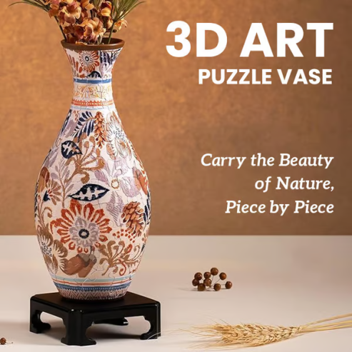 🎄Christmas Promotion 70% OFF🧩3D Art Puzzle Vase