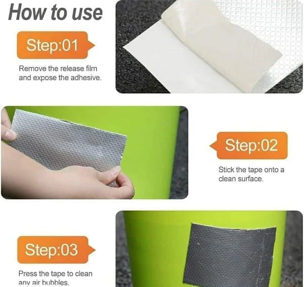 (🔥Last Day Promotion 50% OFF)Waterproof Butyl Tape - (Aluminum Foil Thicken)