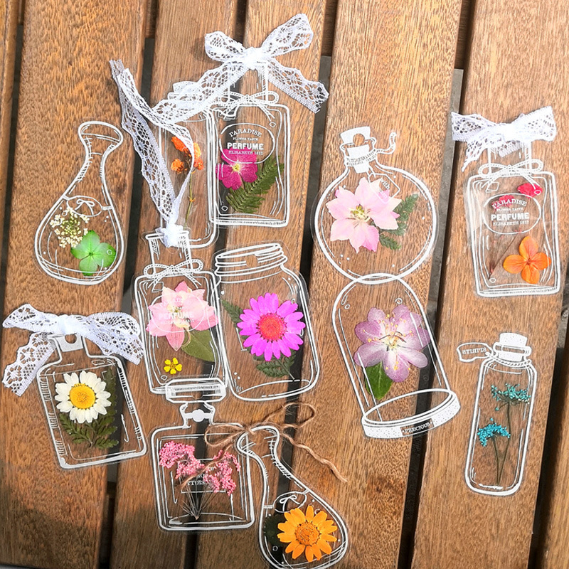 (🎅Christmas Sale- 50% OFF) Dried Flower Bookmarks(Free lace rope)