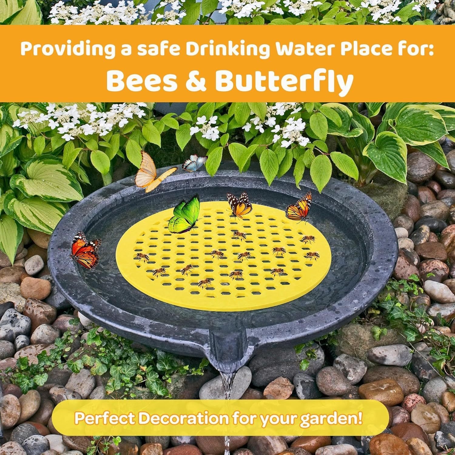 🎁TikTok Last Day Sale - 70% OFF🎉Floating Bee Watering Station🐝