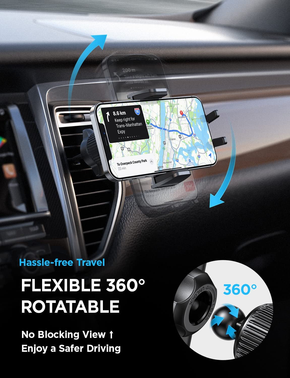 (🔥Last Day Promotion- SAVE 48% OFF)2022 NEW Air Vent Car Phone Mount Holder(BUY 2 GET 1 FREE NOW)