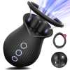 Rose Romeo - 3in1 Rose Sex Toy with 2 Suction Cups, Adult Toys Female Clitoral Nipple Vibrators with 10 Licking Sucking Vibrating