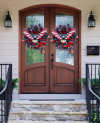 🏵100% Handmade Stars & Stripes Eagle Patriotic Wreath(𝐌𝐚𝐫𝐢𝐚𝐧𝐚 𝐒𝐦𝐢𝐭𝐡 𝐇𝐚𝐧𝐝𝐦𝐚𝐝𝐞®)