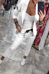 Women's Top & Elastic Pants Two-piece Set