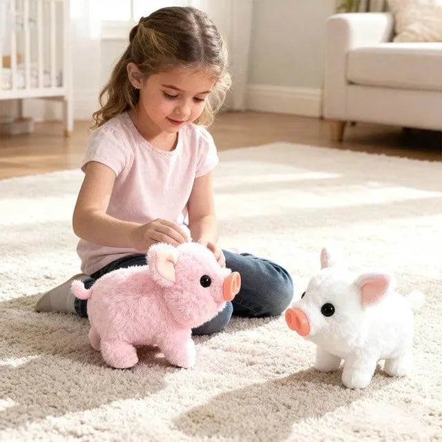 🔥Last Day Promotion 50% OFF🔥Christmas Special Offer-Electric Pig Plush Realistic Toy⚡Buy 2 Free Shipping