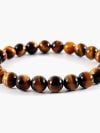 Original niche design natural tiger eye black agate volcanic stone lucky bracelet for men and women, Gift for Boyfriend , Mens Bead Bracelet, Best for Husband, Dad, Spiritual, Protection