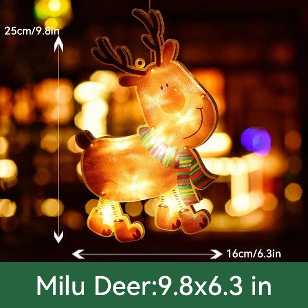 (🎄EARLY CHRISTMAS SALE - 50% OFF) 🎁2023 Christmas Window Hanging Lights💡