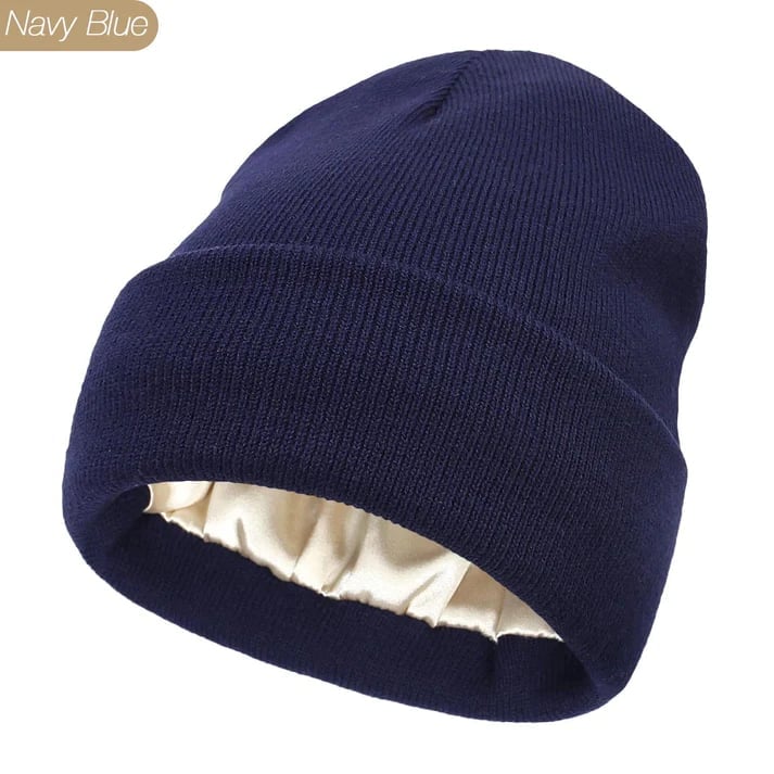 🎅Christmas Promotion 48% OFF-🎁-Satin Lined Winter Beanie Hats-No static-No frizz