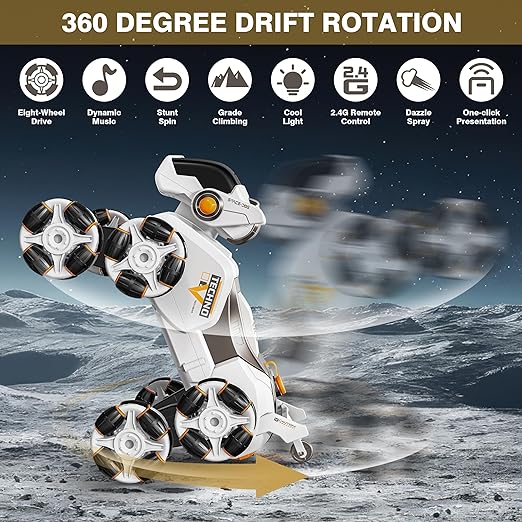 🔥Limited Time Sale 50% OFF- 2.4G RC Car 360° Rotation Stunt Mechanical Dog (Buy 2 Get Free Shipping)