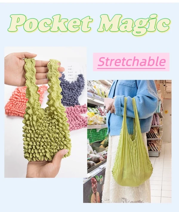 【🔥Buy 2 get 1 free (3PCS)🔥】Magic Stretch Bag Pleated Bag