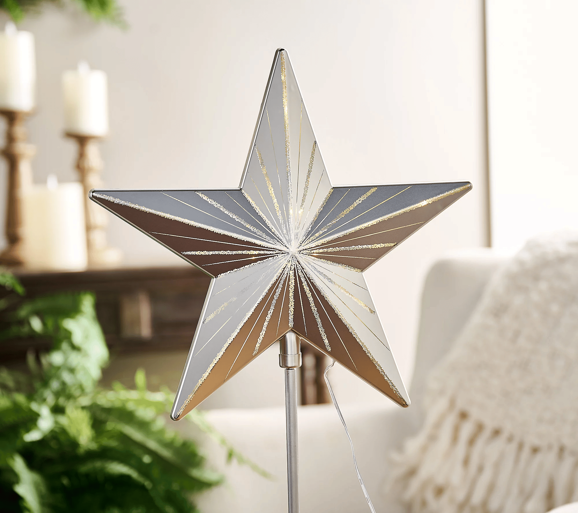 🔥LAST DAY 49% OFF - 🎄Starry Night Gingerbread Tree Topper – ✨Whimsical Holiday Magic
