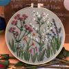 💝Last Day 49% OFF - Perfect Gift 🎁 Embroidery Hoop Flower Kit for Beginner