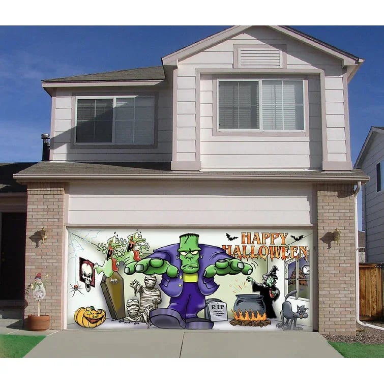 Last Day Sale 49% OFF - Halloween 2023 Garage Door Decoration