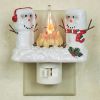 (🎄Early Christmas Sale--49%OFF)🔥2024 Snowman Bonfire Flashing Night Lights✨⛄️