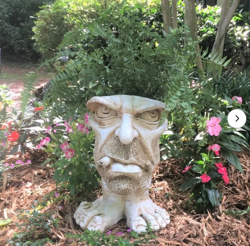 🔥Last Day Promotion 50% OFF -- Mugglys Face Statue Planter