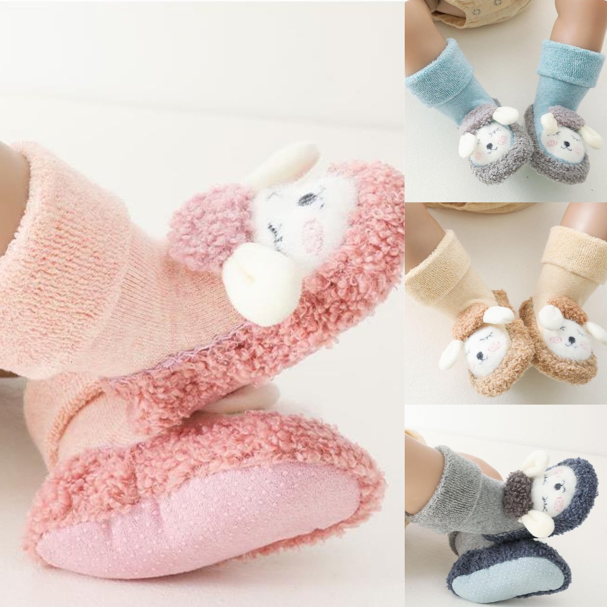 🔥Last Day Promotion 70% OFF🔥Baby Cartoon Plush Cotton Toddler Shoes