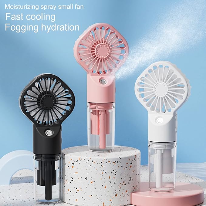 (🔥Last Day Promotion - 49% OFF) Mini Portable Spray Cooling Fan, 🎁BUY 2 FREE SHIPPING